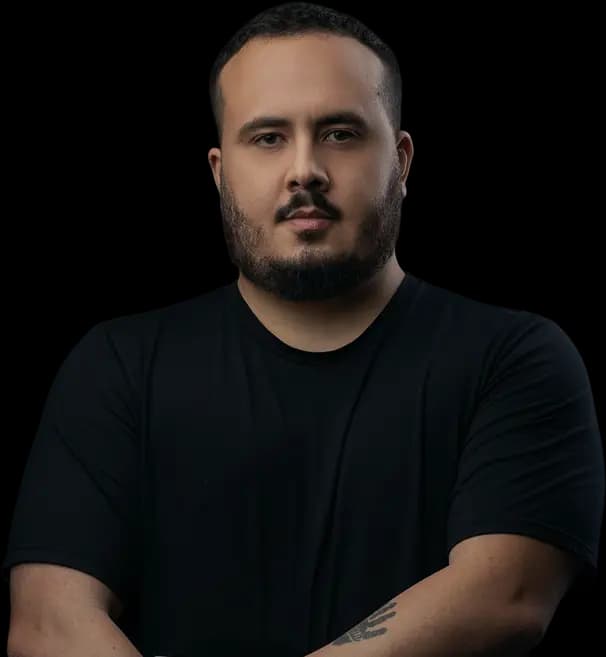 Imagem de um computador com código